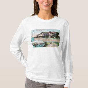 Yttre beskåda av den Long Beach sanitariumen Tee Shirt