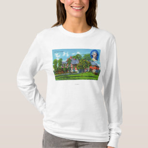 Yttre beskåda av den Mark Twain minnesmärken T-shirt