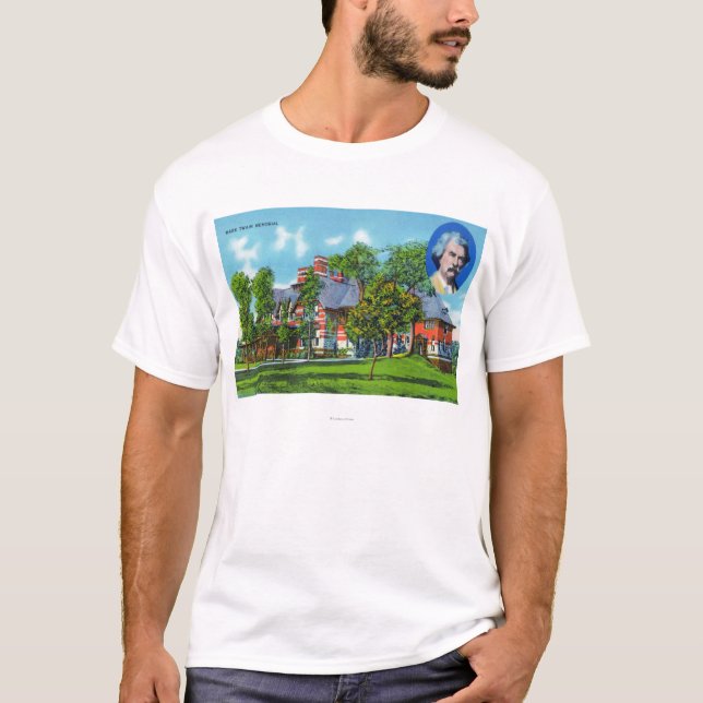 Yttre beskåda av den Mark Twain minnesmärken T Shirt (Framsida)