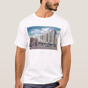 Yttre beskåda av den Portland centralbussen Tee Shirt
