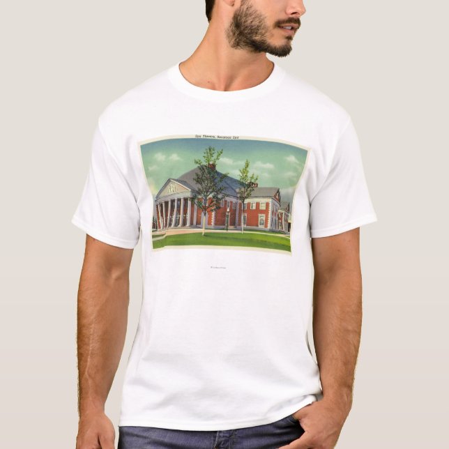 Yttre beskåda av den Saratoga Spatheatren T-shirt (Framsida)