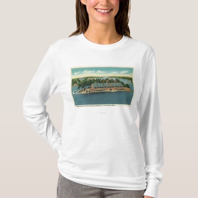 Yttre beskåda av den tusen öyachten t-shirt (Framsida)