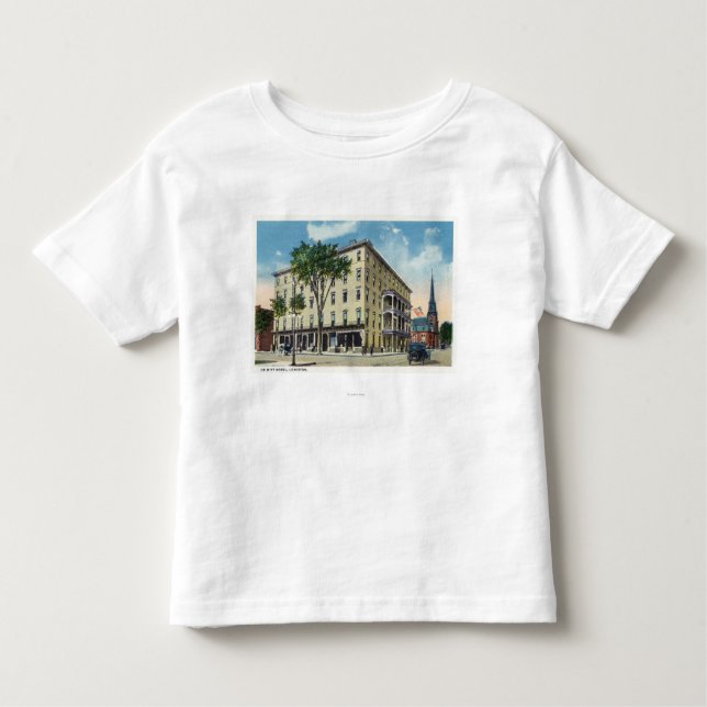 Yttre beskåda av Den Witt Hotell T-shirt (Framsida)