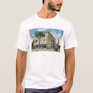 Yttre beskåda av Den Witt Hotell T-shirt