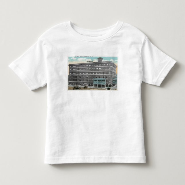 Yttre beskåda av det Arlington hotellet Tee Shirt (Framsida)