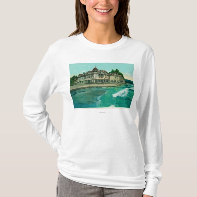 Yttre beskåda av det berömda Capitola hotellet T Shirt (Framsida)