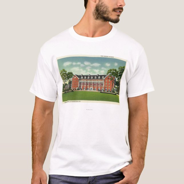 Yttre beskåda av det Gideon Putnam hotellet T-shirt (Framsida)