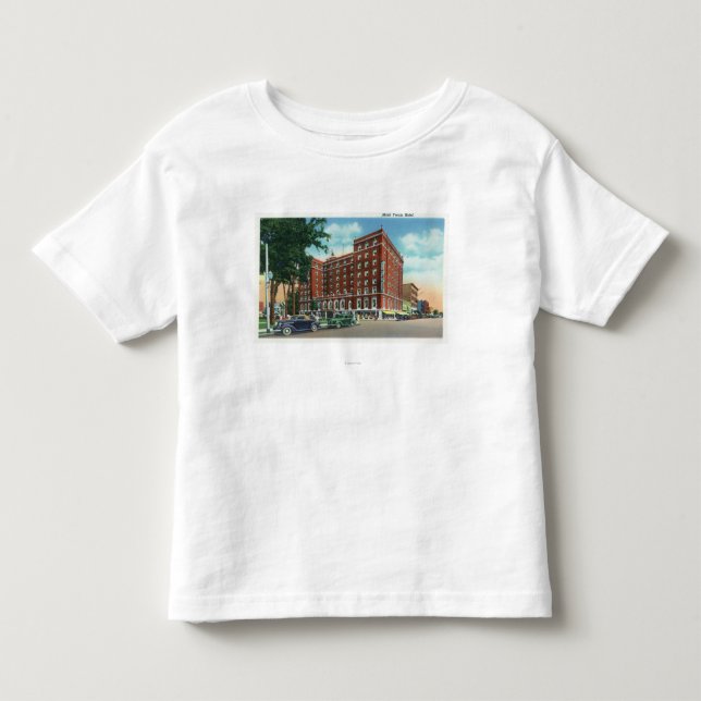 Yttre beskåda av det Mark Twain hotellet T-shirt (Framsida)