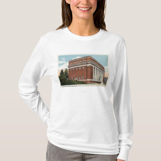 Yttre beskåda av det Masonic tempelet 2 T Shirt (Framsida)
