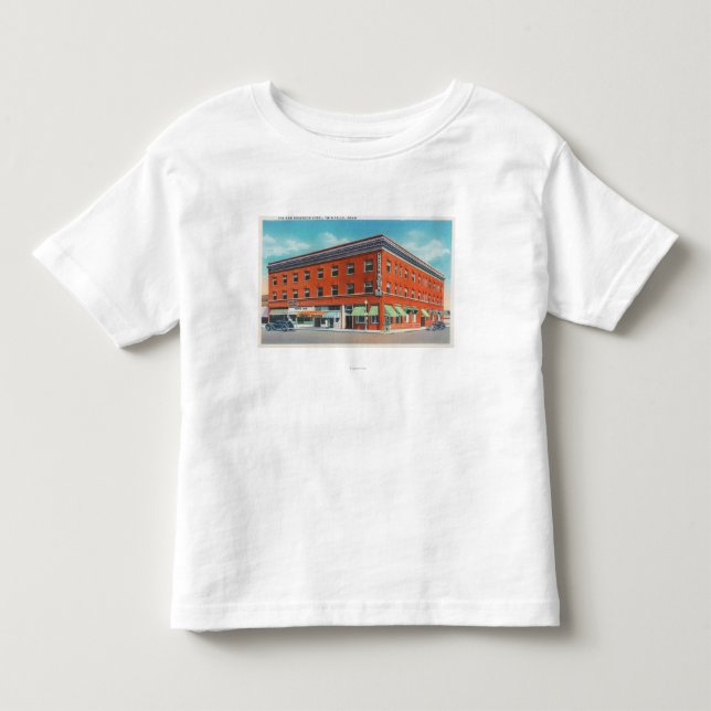 Yttre beskåda av det nya Rogerson hotellet Tee Shirt (Framsida)