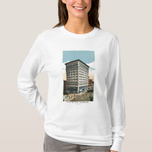 Yttre beskåda av det nytt parkerar byggnad t shirt