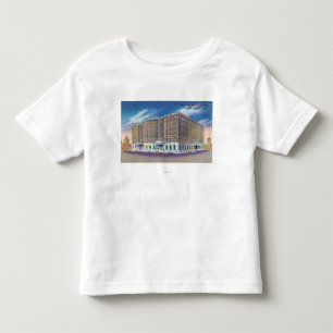 Yttre beskåda av det Sheraton hotellet i Copley Tee Shirt