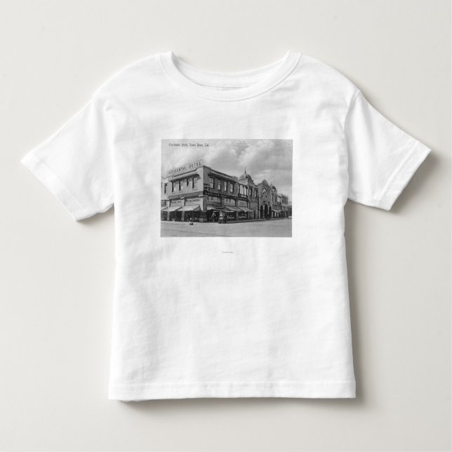 Yttre beskåda av det västliga hotellet t-shirt (Framsida)