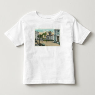 Yttre beskåda av domstolsbyggnad t-shirt