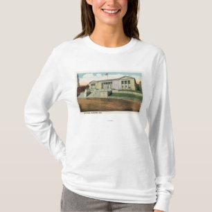 Yttre beskåda av domstolsbyggnaden tee shirt