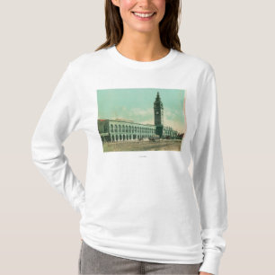 Yttre beskåda av facklig färjabussgarage t shirt