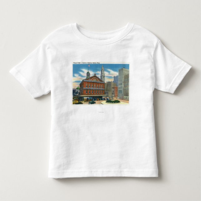 Yttre beskåda av Faneuil Hall nr. 2 T-shirt (Framsida)