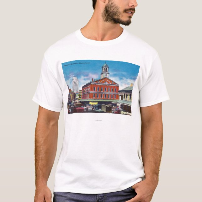 Yttre beskåda av Faneuil Hall T Shirt (Framsida)