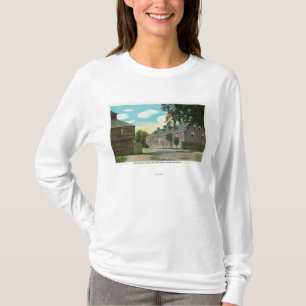 Yttre beskåda av fort Weston och kvarterhus T-shirt