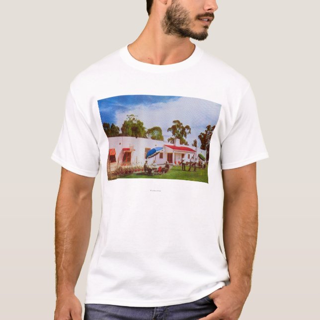 Yttre beskåda av Golf & land för Los Serranos T Shirt (Framsida)