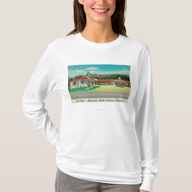 Yttre beskåda av Golfmotell, Montecito Tee Shirt (Framsida)