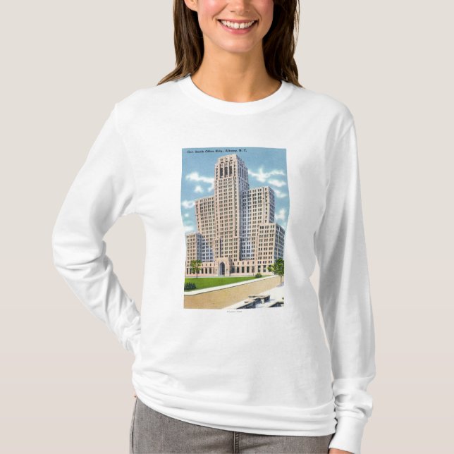 Yttre beskåda av Gov-smedkontorsbyggnaden T-shirt (Framsida)
