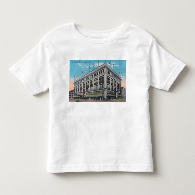 Yttre beskåda av H.C. Capwell Co. Bldg Tee (Framsida)