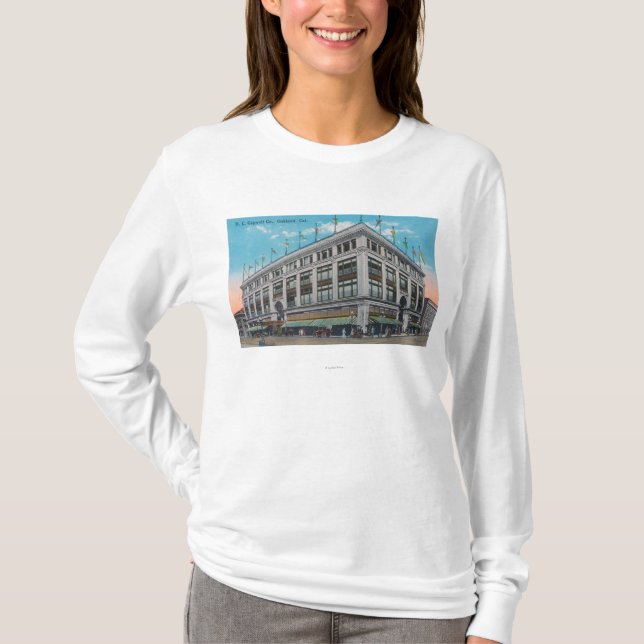 Yttre beskåda av H.C. Capwell Co. Bldg Tee Shirt (Framsida)