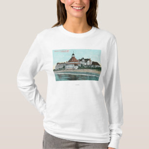 Yttre beskåda av hotelldel Coronado från pir Tröja