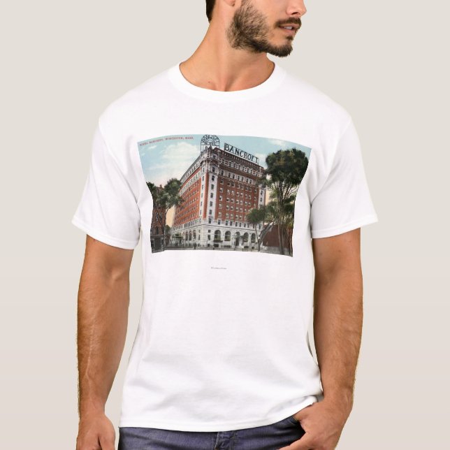 Yttre beskåda av hotellet Bancroft T Shirt (Framsida)