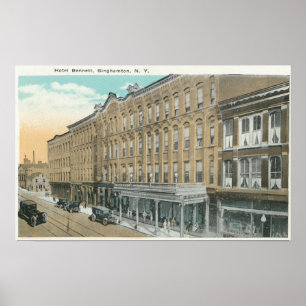 Yttre beskåda av hotellet Bennett Poster