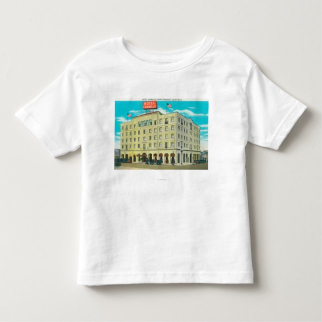 Yttre beskåda av hotellet Carrillo T Shirt (Framsida)