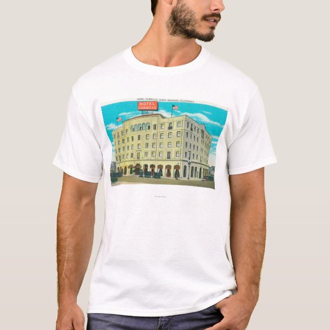 Yttre beskåda av hotellet Carrillo T-shirt (Framsida)