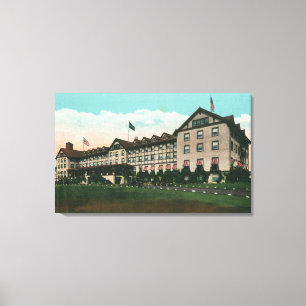 Yttre beskåda av hotellet Champlain Canvastryck