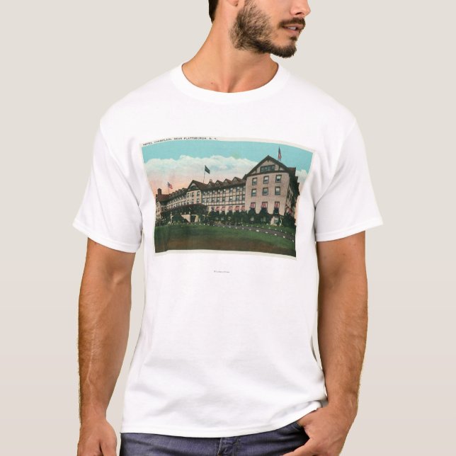 Yttre beskåda av hotellet Champlain T-shirt (Framsida)
