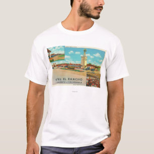 Yttre beskåda av hotellet el Rancho T-shirt
