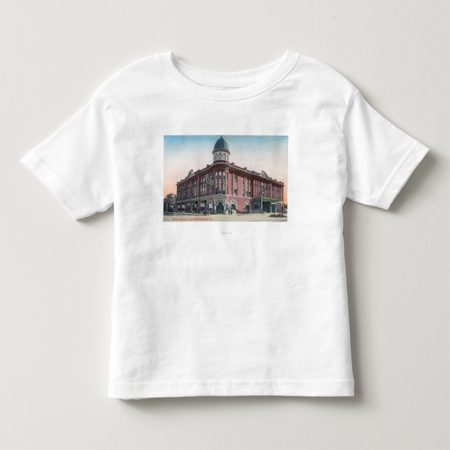 Yttre beskåda av hotellet Stewart Tee Shirt (Framsida)