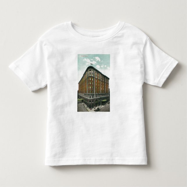Yttre beskåda av hotellSeneca T Shirt (Framsida)