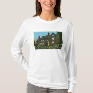 Yttre beskåda av huset av sju gavlar t shirt
