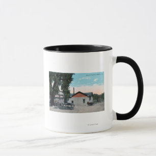 Yttre beskåda av Jacinto CreameryWillows, CA Mugg