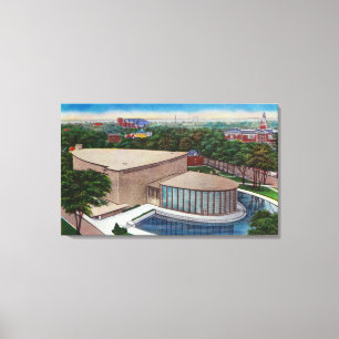 Yttre beskåda av Kleinhans musik Hall Canvastryck