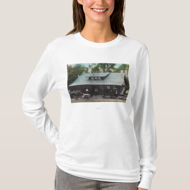 Yttre beskåda av klubbhuset tee (Framsida)