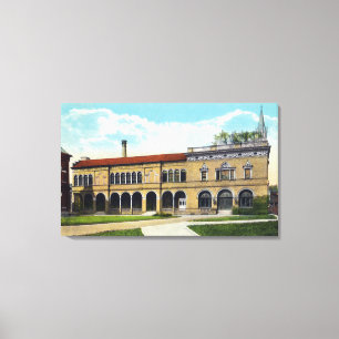Yttre beskåda av konstmusemet 2 canvastryck