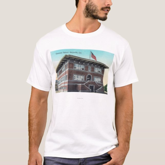 Yttre beskåda av läroverket 2 t shirt (Framsida)