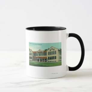 Yttre beskåda av Longfellow skolar Mugg