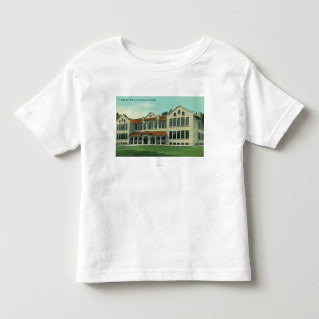 Yttre beskåda av Longfellow skolar Tee (Framsida)