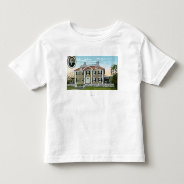 Yttre beskåda av Longfellows hem nr. 2 T-shirt (Framsida)