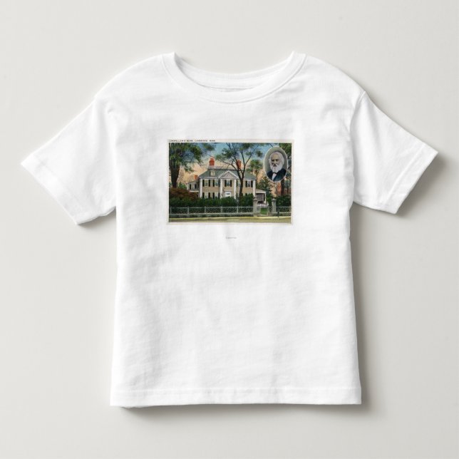 Yttre beskåda av Longfellows hem T-shirt (Framsida)