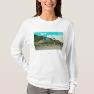 Yttre beskåda av märkets BBQ-restaurang T Shirt