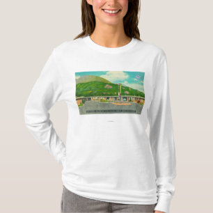 Yttre beskåda av motell för Mt. Si T-shirt